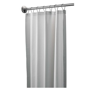 Bradley 9533-487200 Shower Curtain, Vinyl, White 