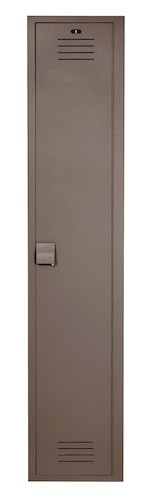 Bradley LK1518721HV-202 Locker 15in.W 18in.D 72in.H- 1-Tier 
