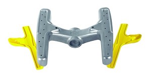 Bradley S05-204 SS Eye/Face Wash Assembly with Dust Covers 