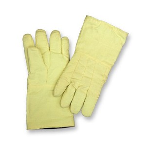 Chicago Protective Apparel 234-KTW 14" Para-Aramid Blend Twill High Heat Gloves 