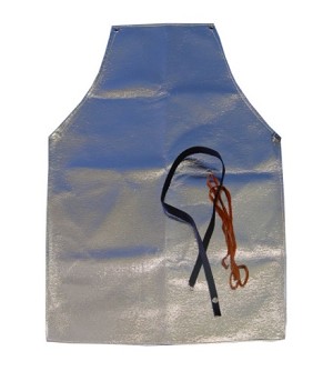 Chicago Protective Apparel 536-AKV 36" Aluminized Para Aramid Blend Bib Apron 