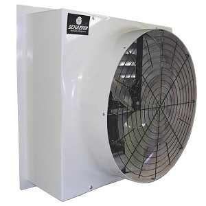 Schaefer FFM483S1-3V Fiberglass Belt Drive Exhaust Fan 48" 