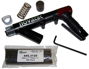 Novatek 139.3107 VSE 3B/PG Vacuum Shrouded Air Needle Scaler Chisel 