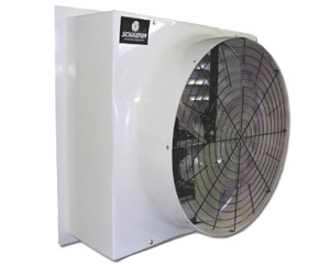 Schaefer FFM523S1-3 Narrow Belt Drive Fiberglass Exhaust Fan 52 Inch 1 HP 